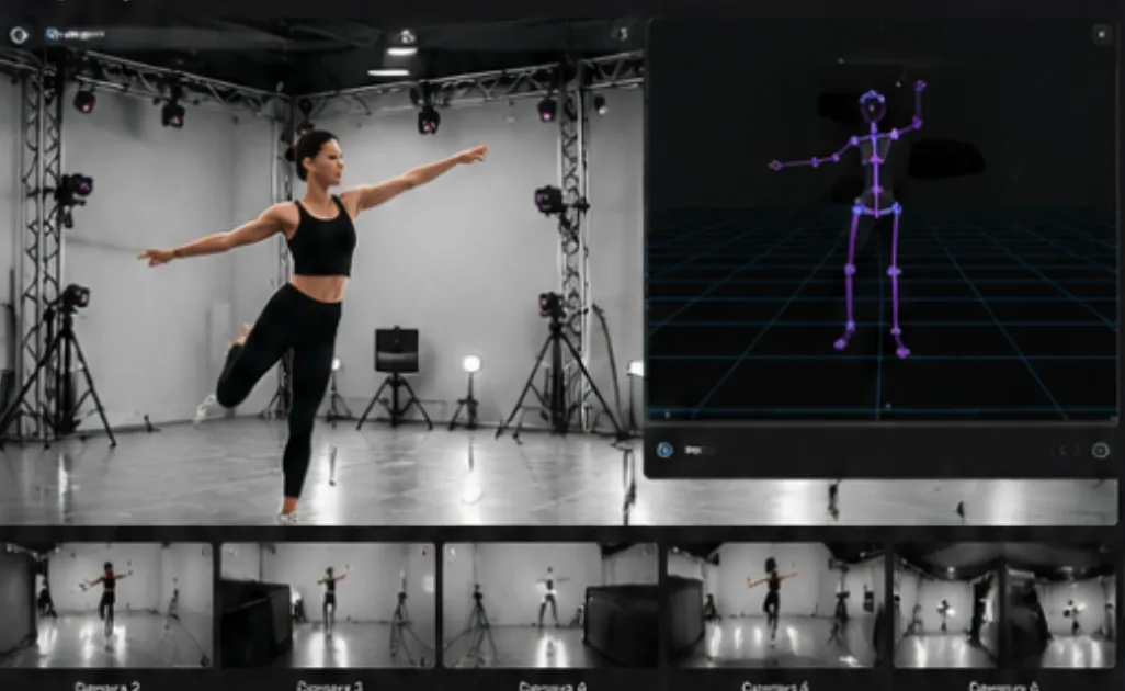 Captury markerless motion capture system