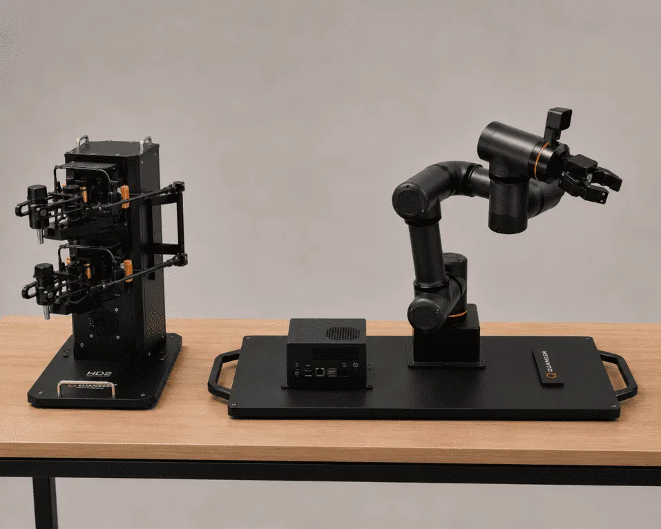Quanser Physical AI Lab with QArm Research, QBrain and Haptic Robot